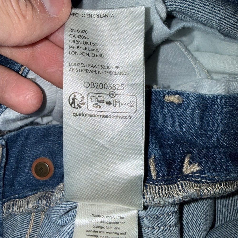 Pilcro x Anthropologie Denim Micro Overalls -Sz 10 - Picture 10 of 10